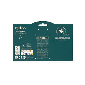 Музыкальная игрушка Kaloo "Кролик", серия "Lapinoo", терракотовая, 11 см